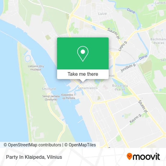 Карта Party In Klaipeda