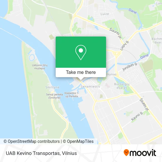 Карта UAB Kevino Transportas