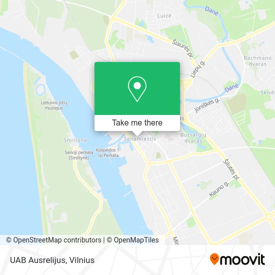 Карта UAB Ausrelijus