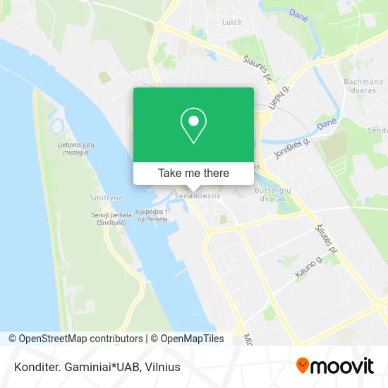 Карта Konditer. Gaminiai*UAB