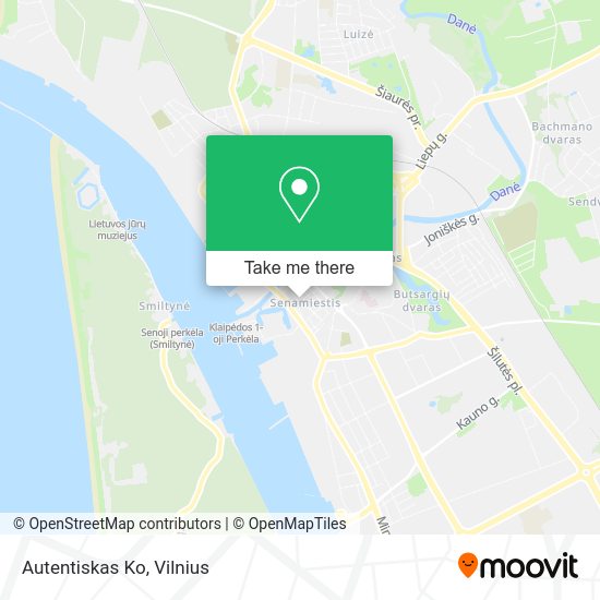 Карта Autentiskas Ko