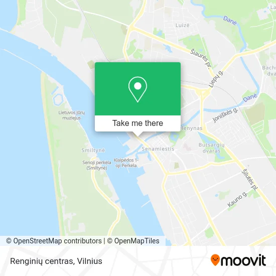 Renginių centras map