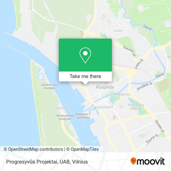 Карта Progresyvūs Projektai, UAB