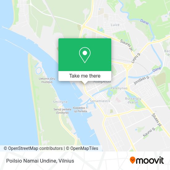 Карта Poilsio Namai Undine