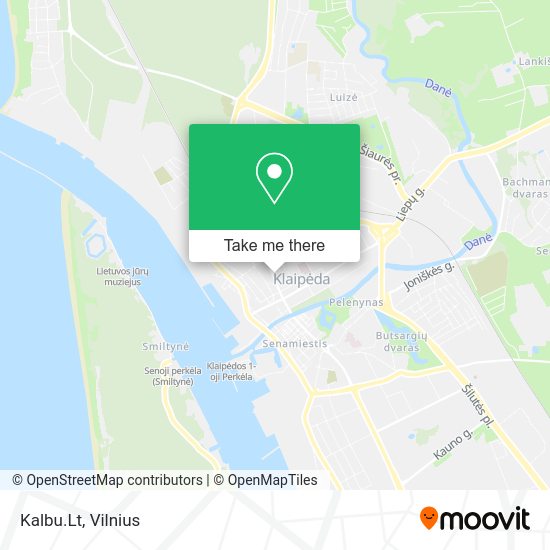 Карта Kalbu.Lt