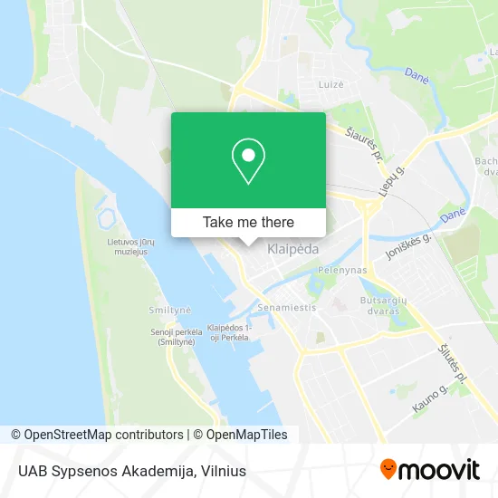 Карта UAB Sypsenos Akademija