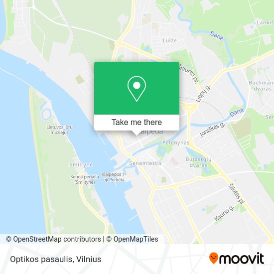 Карта Optikos pasaulis