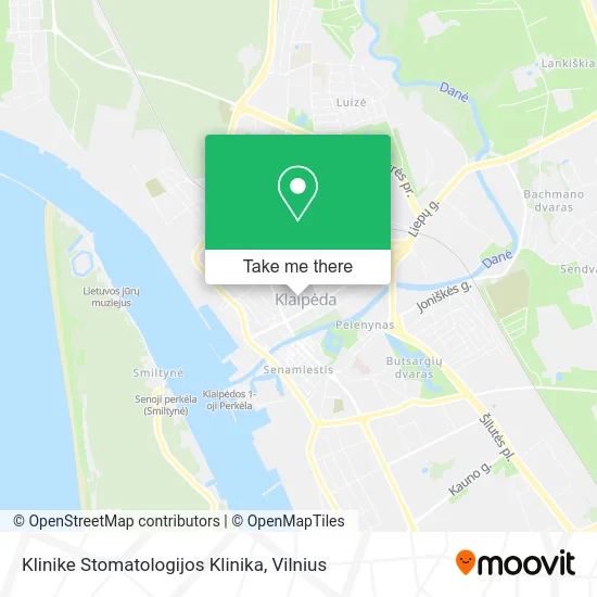 Карта Klinike Stomatologijos Klinika