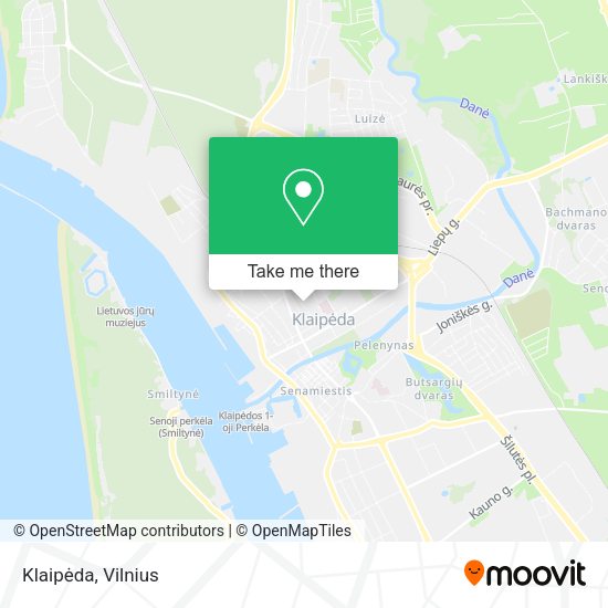 Карта Klaipėda