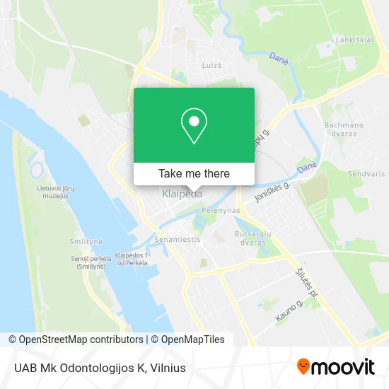 Карта UAB Mk Odontologijos K