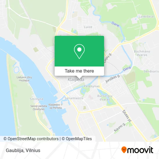 Карта Gaublija