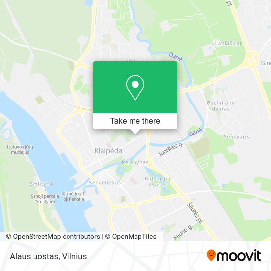 Карта Alaus uostas