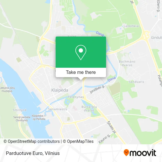 Карта Parduotuve Euro