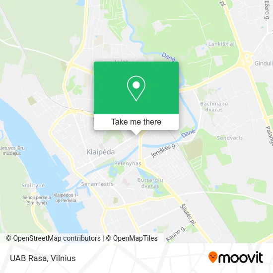 Карта UAB Rasa