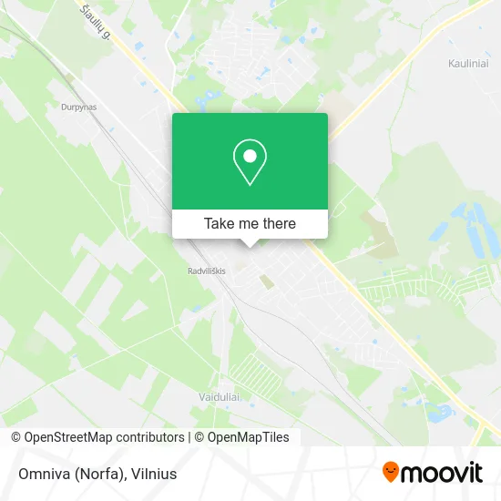 Omniva (Norfa) map