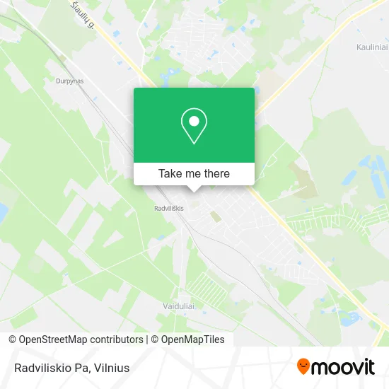 Карта Radviliskio Pa