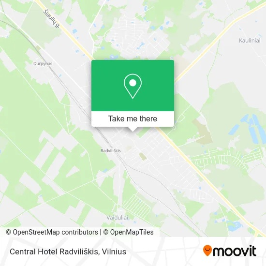 Карта Central Hotel Radviliškis