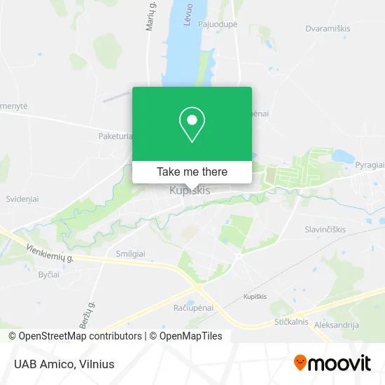 UAB Amico map