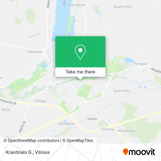 Карта Krantinės G.