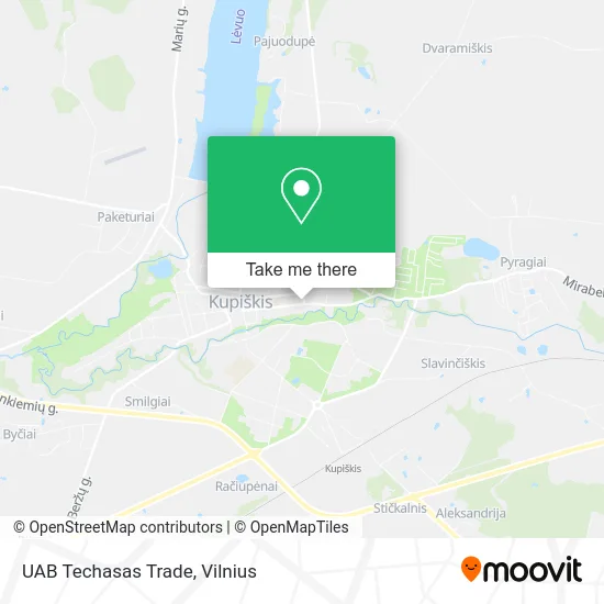 Карта UAB Techasas Trade