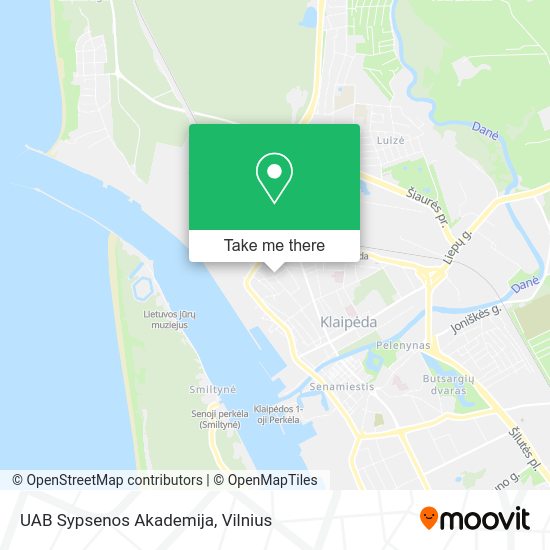 Карта UAB Sypsenos Akademija