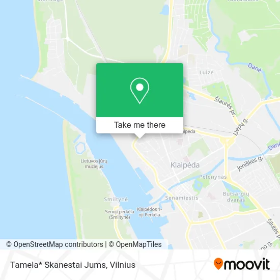 Карта Tamela* Skanestai Jums