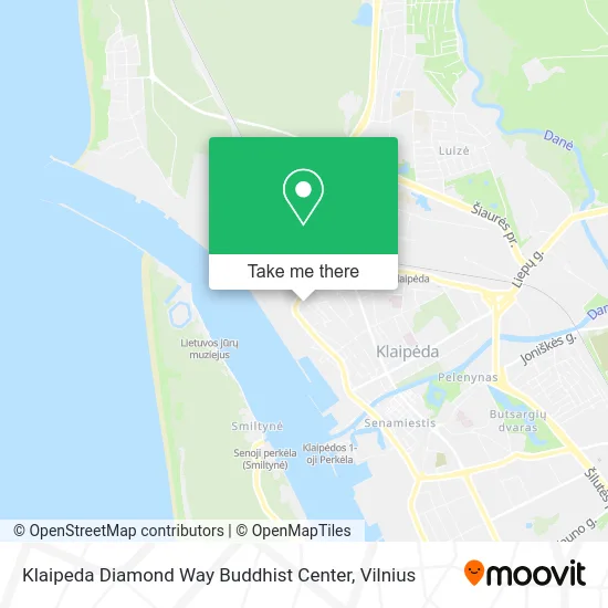 Карта Klaipeda Diamond Way Buddhist Center