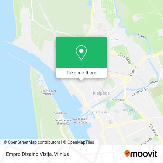 Карта Empro Dizaino Vizija