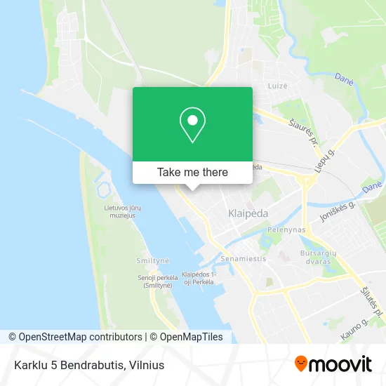 Карта Karklu 5 Bendrabutis