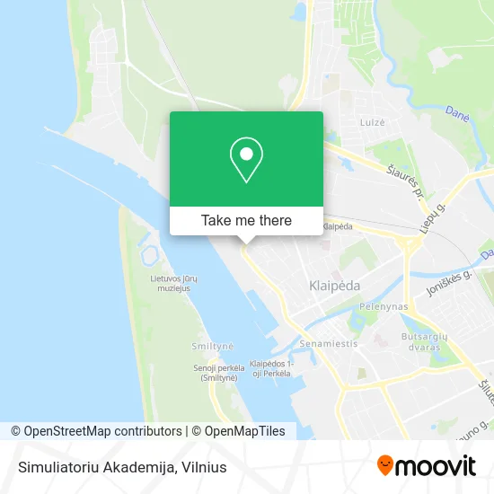 Карта Simuliatoriu Akademija