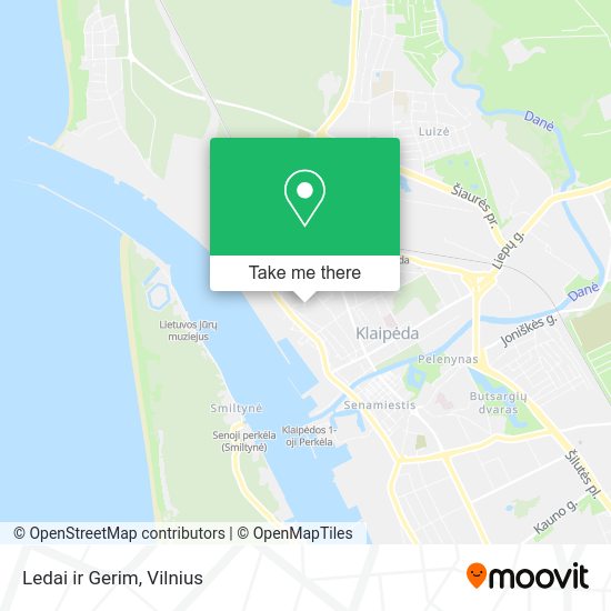 Карта Ledai ir Gerim