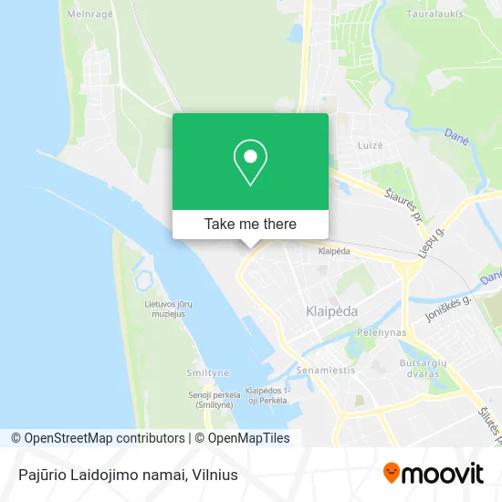 Карта Pajūrio Laidojimo namai