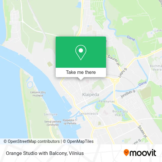 Карта Orange Studio with Balcony