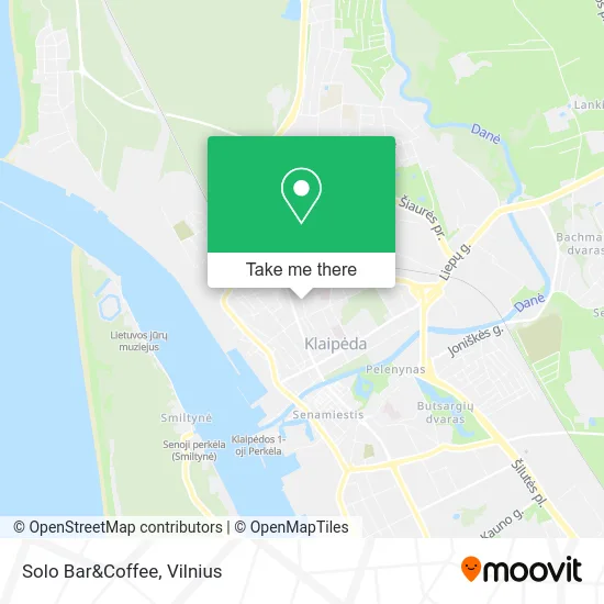 Карта Solo Bar&Coffee