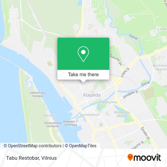 Карта Tabu Restobar