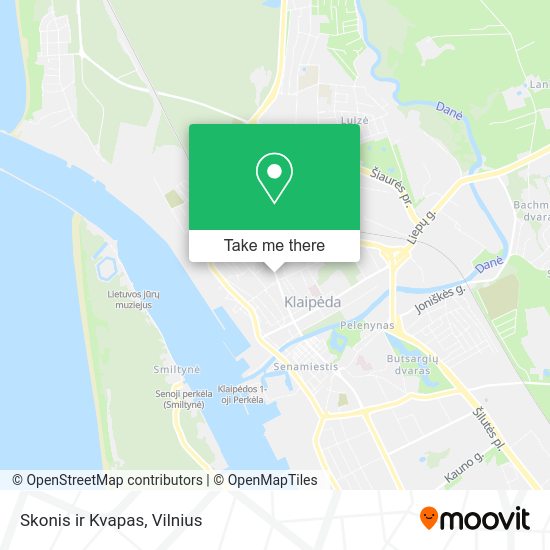Карта Skonis ir Kvapas