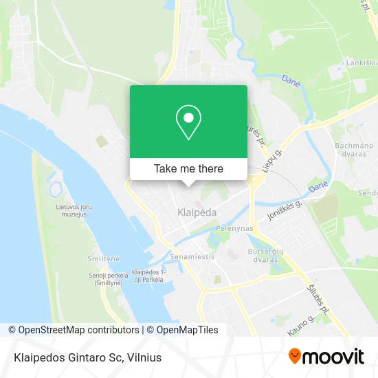 Карта Klaipedos Gintaro Sc