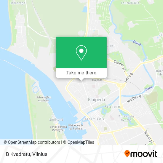 B Kvadratu map