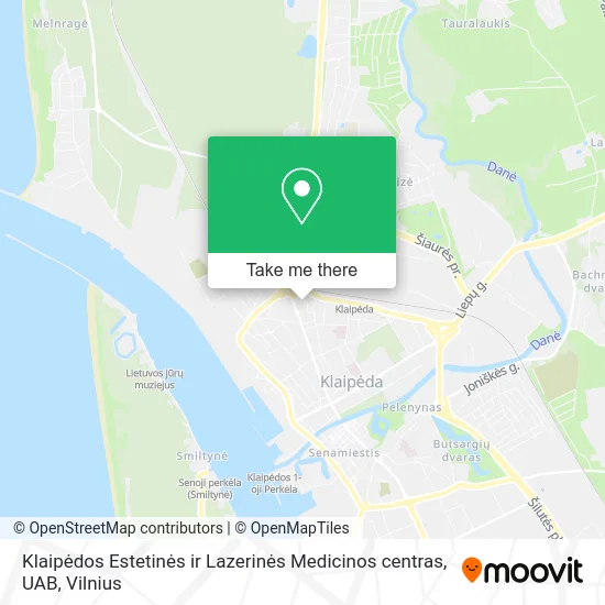 Карта Klaipėdos Estetinės ir Lazerinės Medicinos centras, UAB