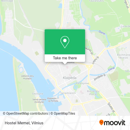 Карта Hostel Memel