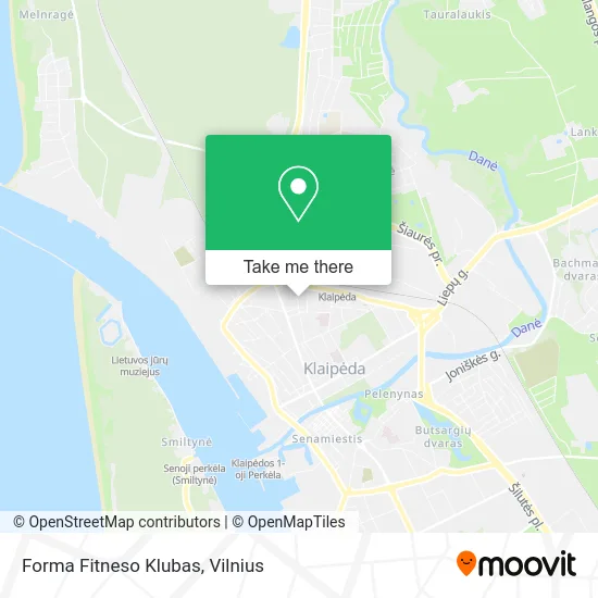 Карта Forma Fitneso Klubas