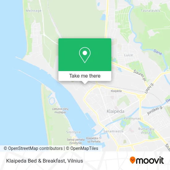 Карта Klaipeda Bed & Breakfast