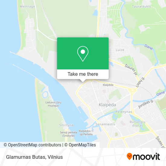 Карта Glamurnas Butas