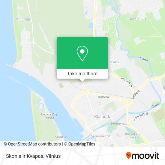 Карта Skonis ir Kvapas