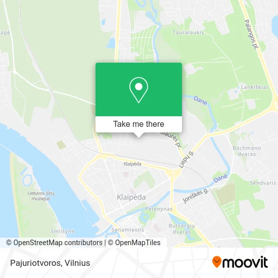 Карта Pajuriotvoros