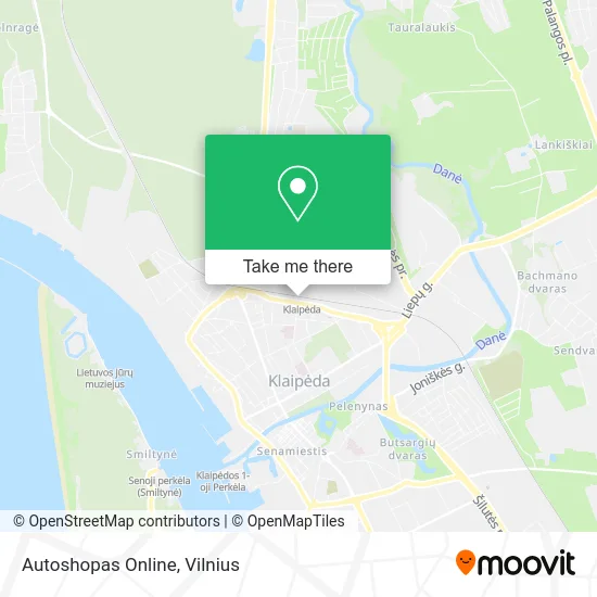 Карта Autoshopas Online
