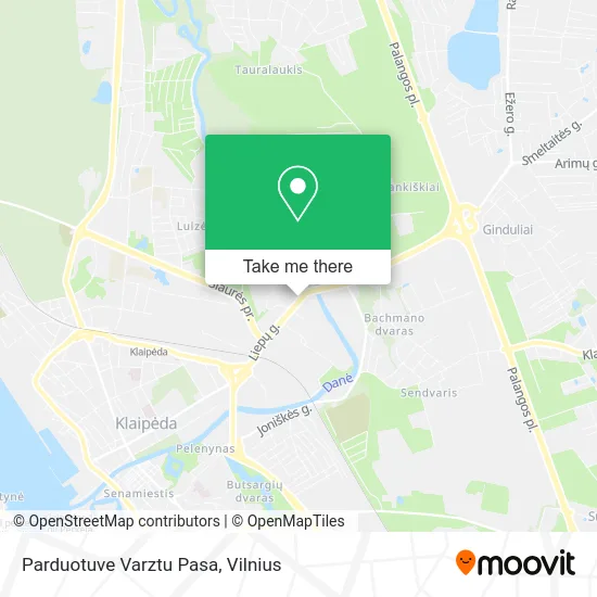 Карта Parduotuve Varztu Pasa