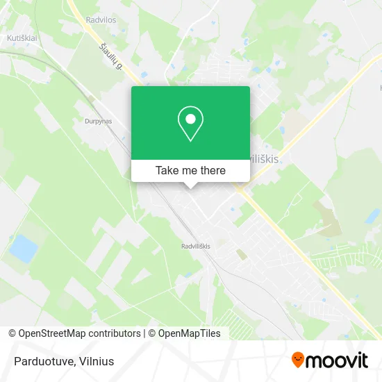Карта Parduotuve