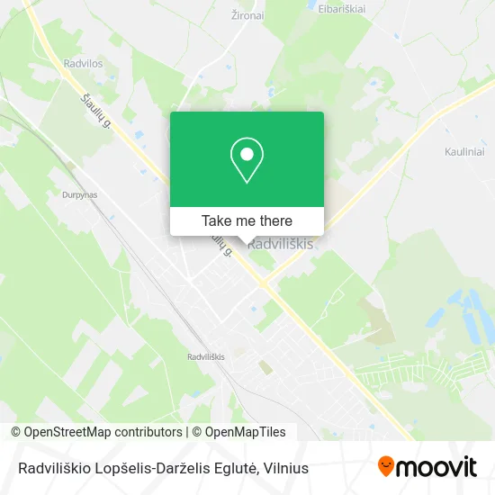 Карта Radviliškio Lopšelis-Darželis Eglutė