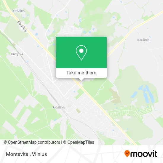 Карта Montavita.